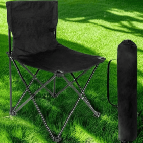 Collapsible Anti-Slip Padded Oxford Cloth Stool For Beach (Option: 18x18x28inch)